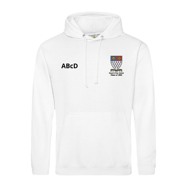 Royal & Prior Leavers Hoodie - Arctic White Thumbnail