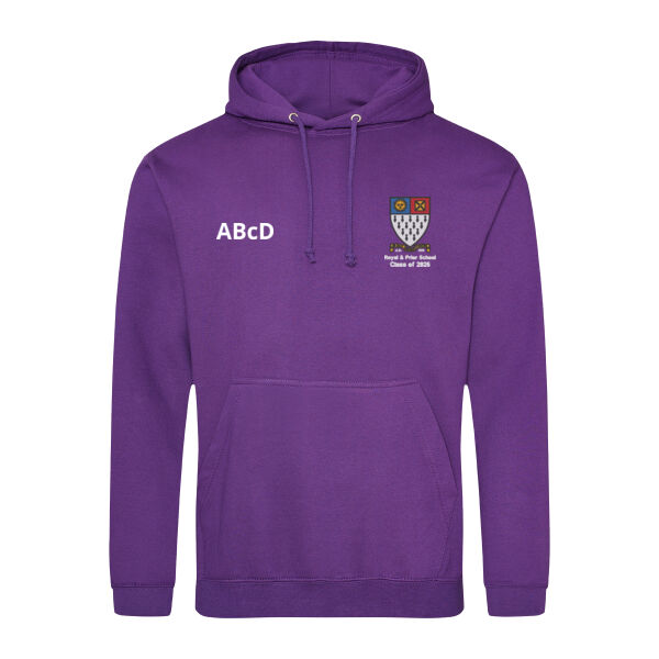 Royal & Prior Leavers Hoodie - Purple Thumbnail